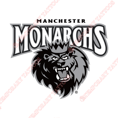 Manchester Monarchs Customize Temporary Tattoos Stickers NO.9070